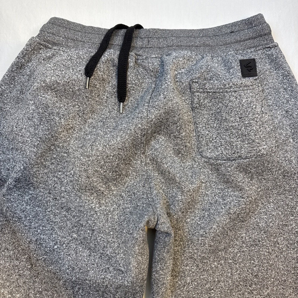 Southpole Sweatpants Men's LARGE Gray Polyester Drawstring Waist Pockets